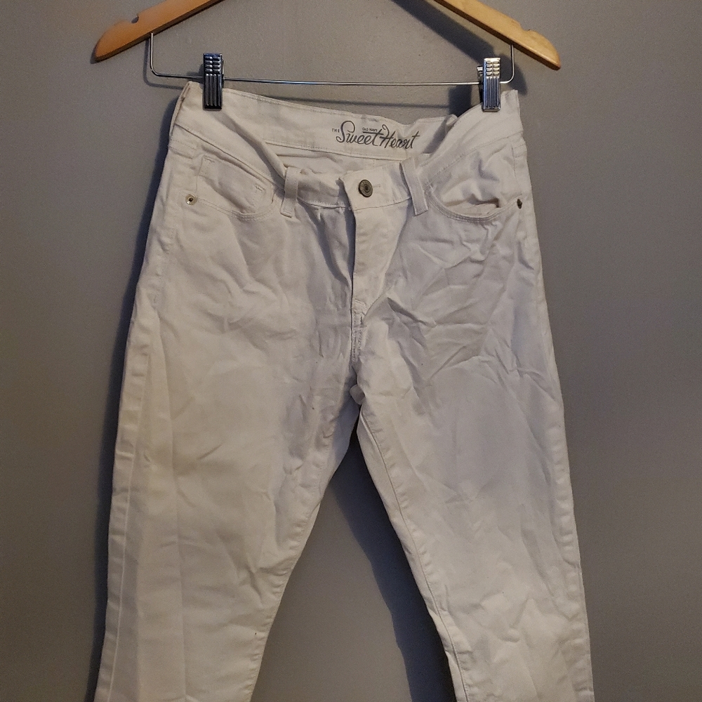 Old Navy White The Sweetheart Skinny Jeans - Size 2 Regular